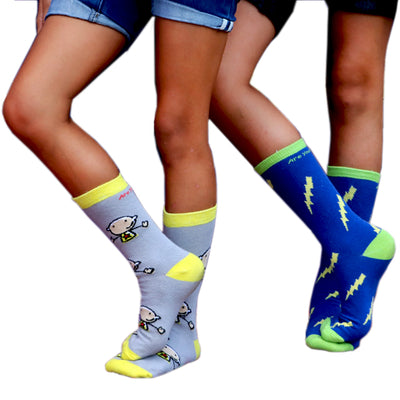 kids socks, kiddie socks, socks for kids, teen socks, funky socks, colorful sock, high socks