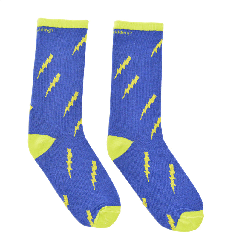 Lightning Blue Socks